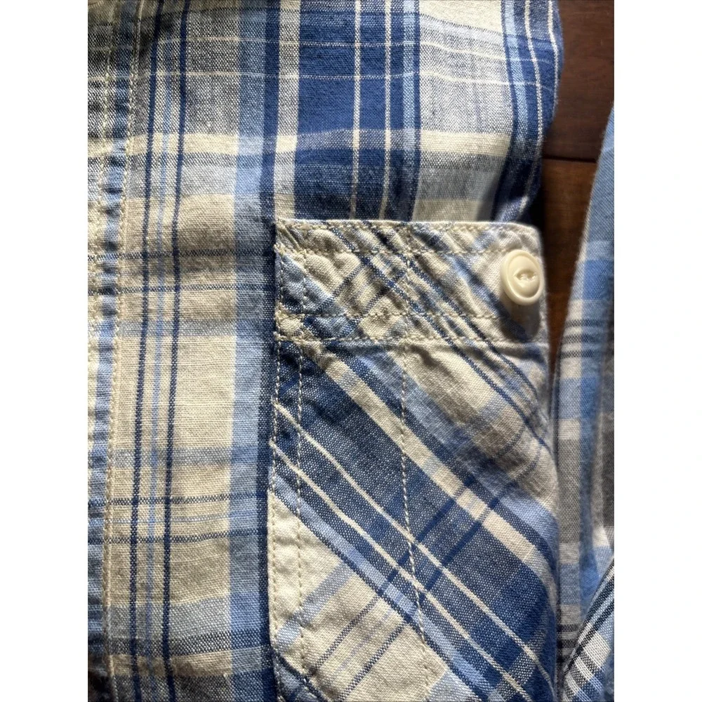 Lands' End Men's Size Small Plaid Button-Down Shirts Traditional Fit. Outdoor.‎